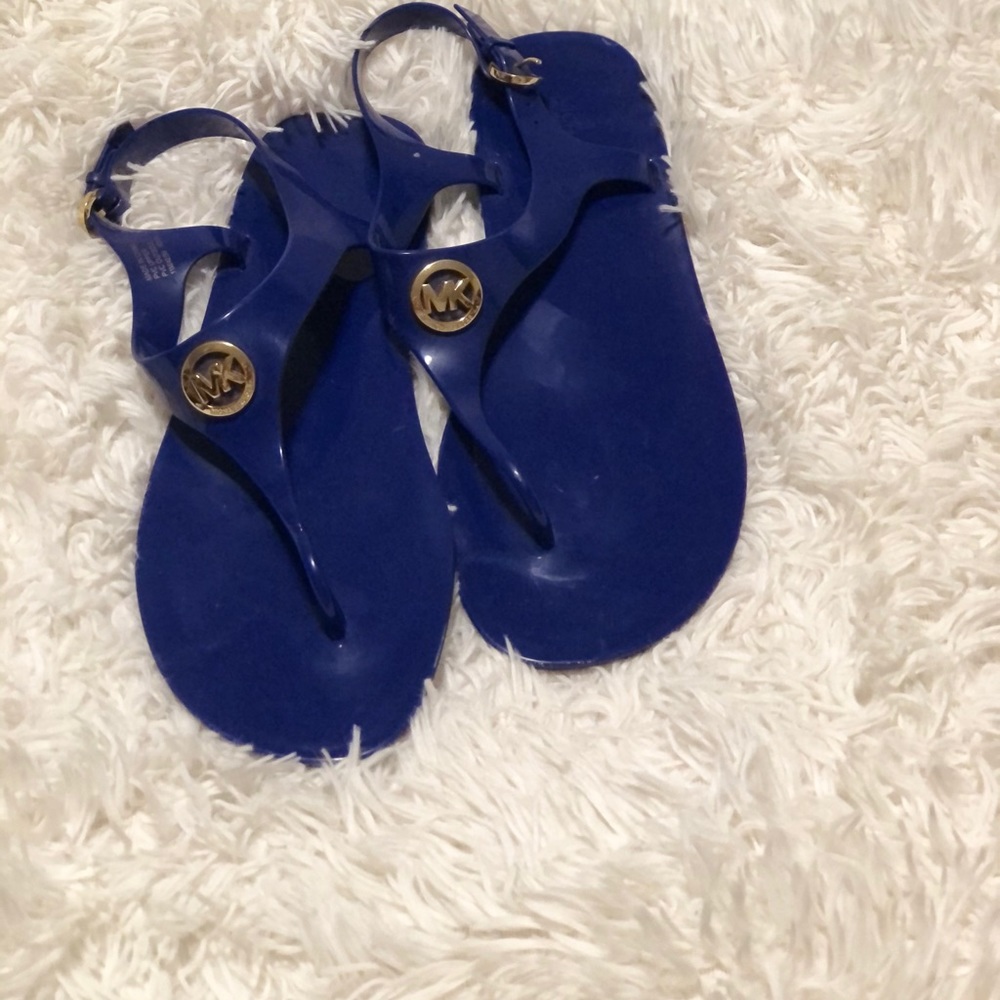 Michael Kors blue sandals